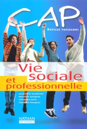 Couverture du produit · VIE SOCIALE ET PROFESSIONNELLE CAP ELEVE 2003