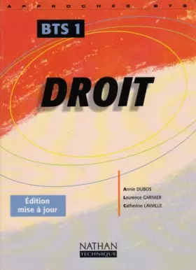 Couverture du produit · Droit BTS 1