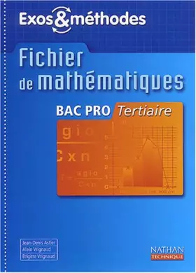 Couverture du produit · Mathématiques, Bac pro tertiaire (Manuel)
