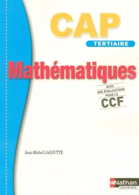 Couverture du produit · Mathématiques CAP Tertiaire