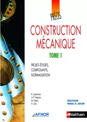 Couverture du produit · Précis de construction mécanique - Tome I