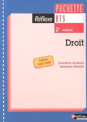 Couverture du produit · Droit BTS 2e année