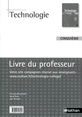 Couverture du produit · Technologie - 5e
