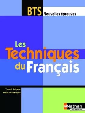 Couverture du produit · TECHNIQUES FRANCAIS BTS ELEVE