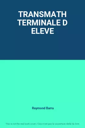 Couverture du produit · TRANSMATH TERMINALE D ELEVE