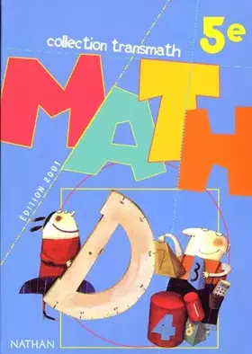 Couverture du produit · Math 5ème. Edition 2001, programme 1997