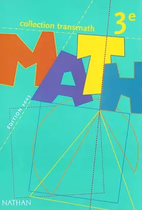 Couverture du produit · Transmath, 3ème