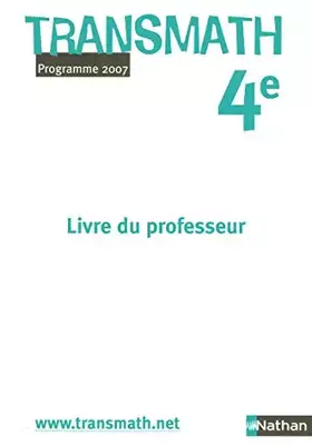 Couverture du produit · Transmath 4e