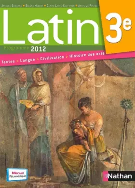 Couverture du produit · Latin 3e