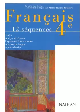 Couverture du produit · Français 4ème. 12 séquences