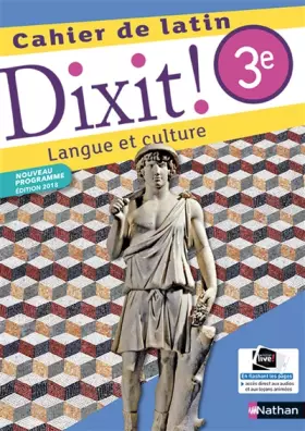 Couverture du produit · Dixit ! Cahier de latin 3e