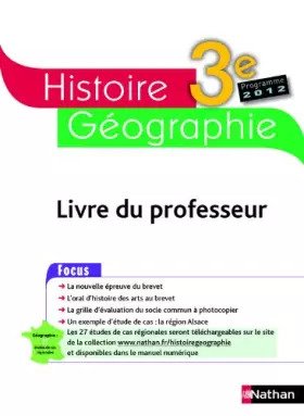 Couverture du produit · Histoire-Géographie 3e