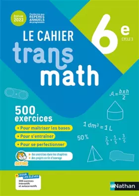 Couverture du produit · Cahier Transmath 6e