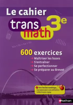 Couverture du produit · Le Cahier Transmath 3e