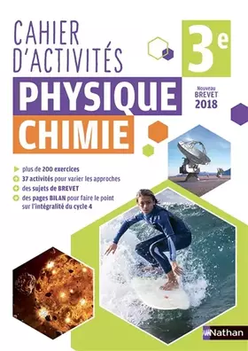 Couverture du produit · Cahier de Physique-Chimie 3e