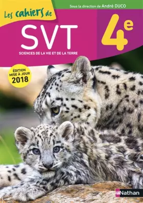 Couverture du produit · Cahier de SVT 4e