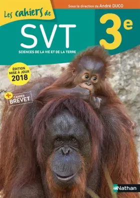 Couverture du produit · Cahier de SVT 3e