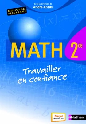 Couverture du produit · Math 2e Travailler en confiance