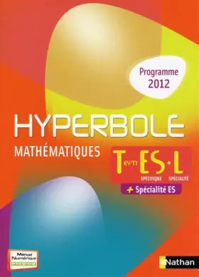 Couverture du produit · Hyperbole Terminale ES spécifique + spécialité / L spécialité