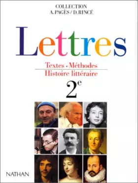 Couverture du produit · Lettres : Textes, méthodes, histoire littéraire, 2e
