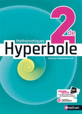 Couverture du produit · Mathématiques Hyperbole 2de - manuel élève (nouveau programme 2019)