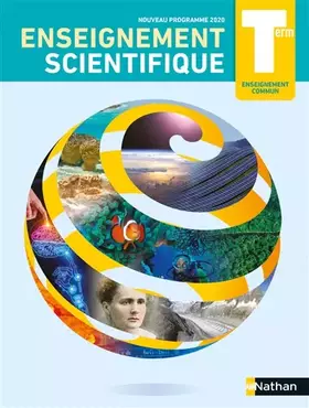 Couverture du produit · Enseignement scientifique terminale - Manuel élève