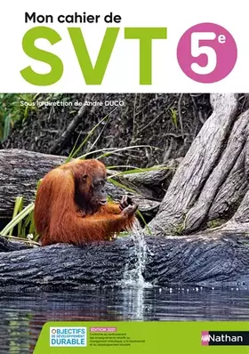 Couverture du produit · Cahier de SVT 5e
