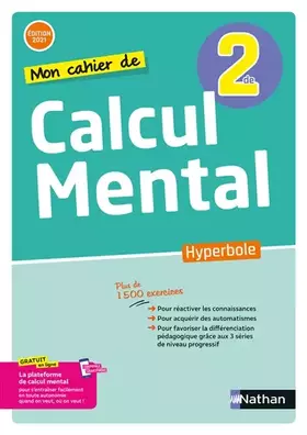 Couverture du produit · Hyperbole 2de/1re-Calcul Mental- Édition 2021