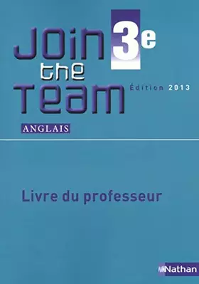 Couverture du produit · Join the Team 3e
