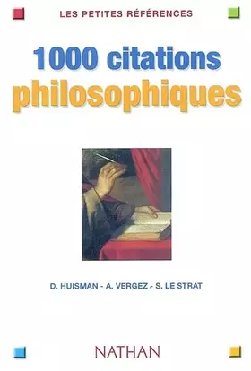 Couverture du produit · 1000 Citations de philosophie