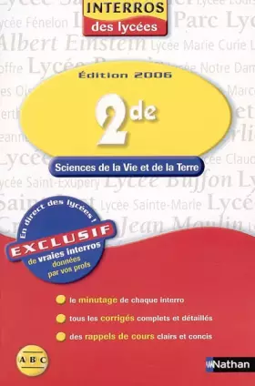 Couverture du produit · Sciences de la Vie et de la Terre 2e