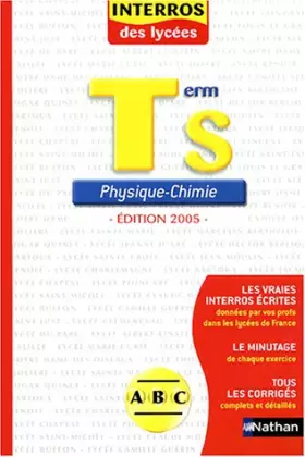 Couverture du produit · Physique-Chimie Tle S