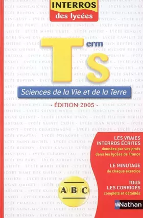 Couverture du produit · Interro des lycées : SVT, terminale