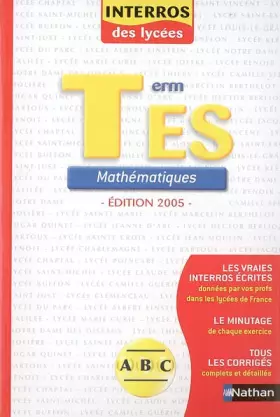 Couverture du produit · Mathématiques Tle ES