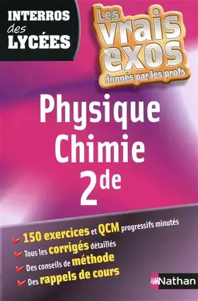 Couverture du produit · Physique Chimie 2de : les interros des lycées
