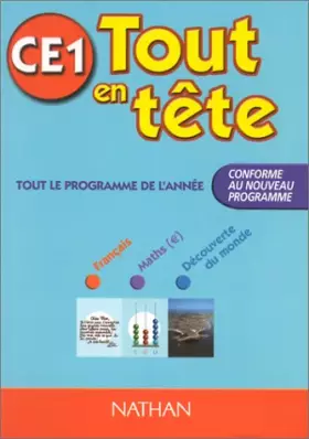 Couverture du produit · Tout en tête CE1