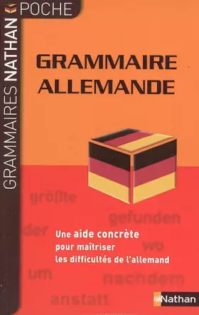 Couverture du produit · GRAMMAIRE ALLEMANDE POCHE