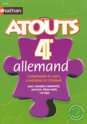 Couverture du produit · Allemand LV2 4e