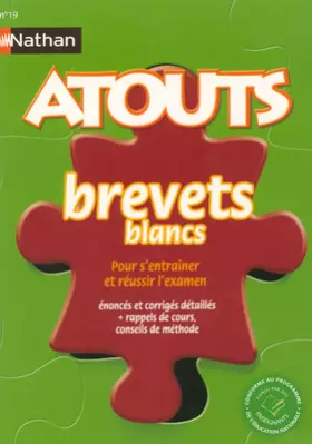 Couverture du produit · Brevets blancs 3e