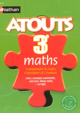 Couverture du produit · Maths 3e