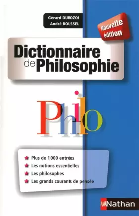 Couverture du produit · Dictionnaire de Philosophie