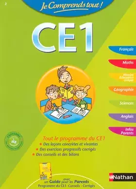 Couverture du produit · JE COMPRENDS TOUT CE1