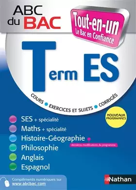 Couverture du produit · ABC du BAC Tout-en-un Term ES