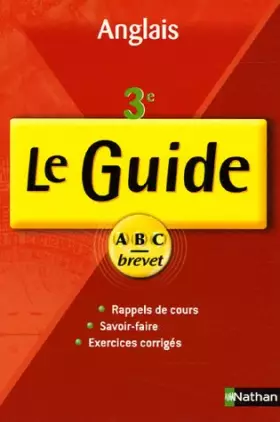Couverture du produit · Anglais 3e