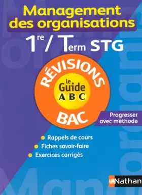 Couverture du produit · GUIDE ABC MANAG ORG 1E TER STG