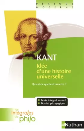 Couverture du produit · Intégrales de Philo - KANT, Qu'est-ce que les Lumières?