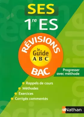 Couverture du produit · GUIDE ABC SC ECO SOC 1RE ES RE