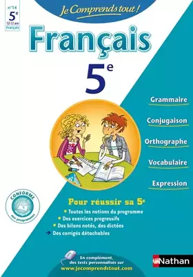 Couverture du produit · JE COMPRENDS TOUT FRANCAIS 5E
