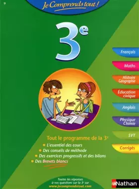 Couverture du produit · JE COMPRENDS TOUT 3E