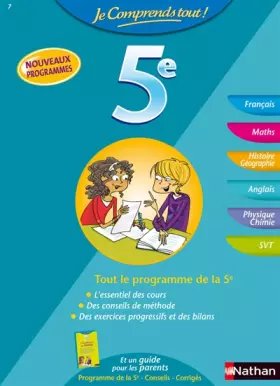 Couverture du produit · JE COMPRENDS TOUT 5E